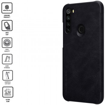 Odinis dėklas Nillkin qin serijos - juodas (Xiaomi Redmi Note 8) Odinis dėklas Nillkin qin serijos - juodas (Xiaomi Redmi Note 8)